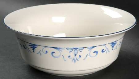 Country Blue 8" Round Vegetable Bowl