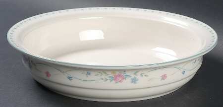 Country Cottage Blossoms 9" Round Vegetable Bowl