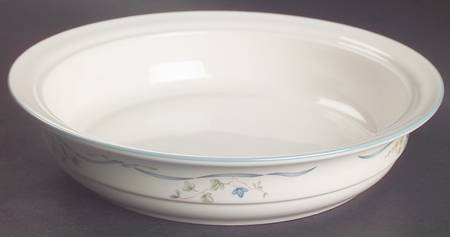 Country Cottage Courtyard 9" Round Vegetable Bowl