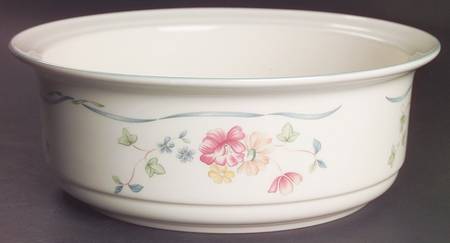 Country Cottage Courtyard 9" Round Open Casserole