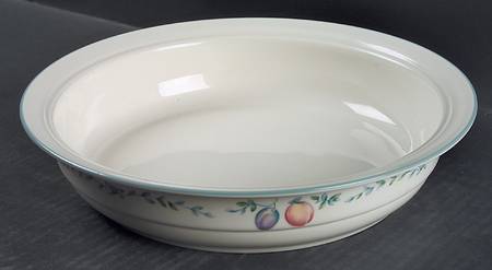 Country Cottage Orchard 9" Round Vegetable Bowl