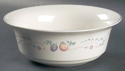 Country Cottage Orchard 8" Round Vegetable Bowl