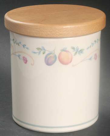 Country Cottage Orchard Mini Canister & Lid