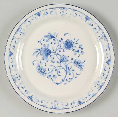 Country Floral Salad Plate