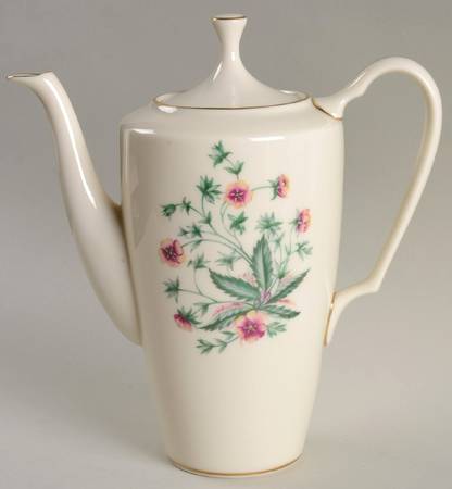 Country Garden Coffee Pot & Lid