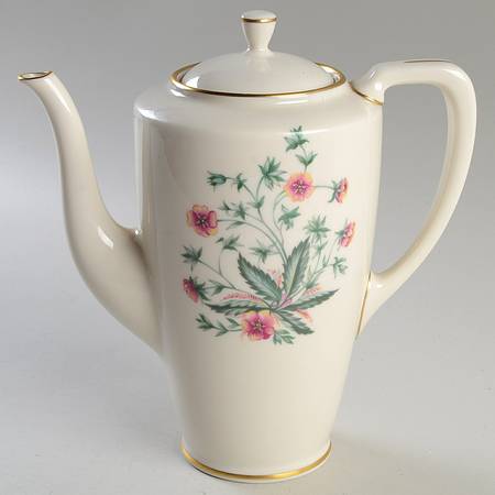 Country Garden Coffee Pot & Lid