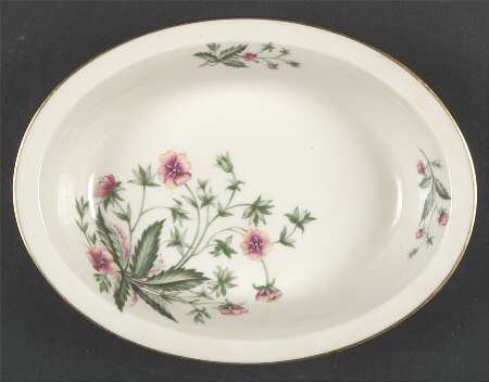 Country Garden 9" Oval Vegetable Bowl