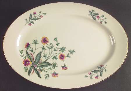 Country Garden 16" Oval Serving Platter