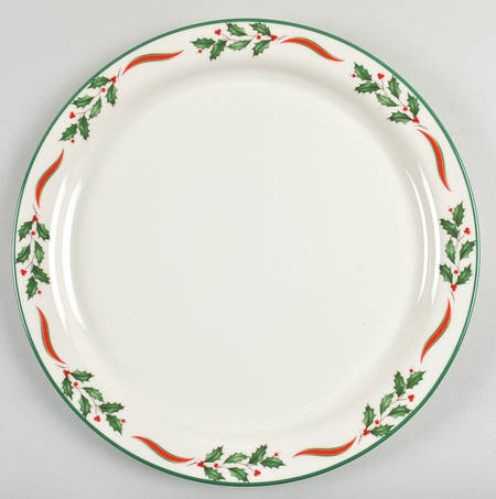 Country Holly 12" Chop Plate (Round Platter)