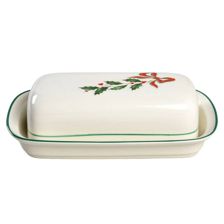 Country Holly 1/4 Lb Covered Buttered