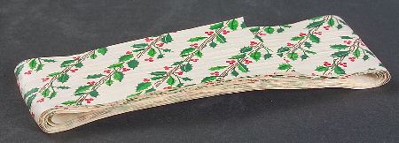 Country Holly Paper Ribbon