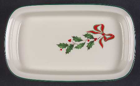 Country Holly Lid for 1/4 Lb Butter