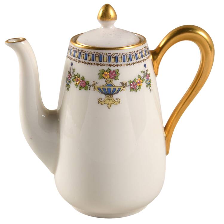 Colonial Individual Coffee Pot & Lid