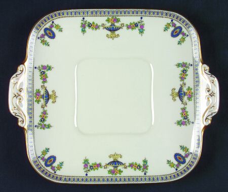 Colonial Square Handled Cake Plate