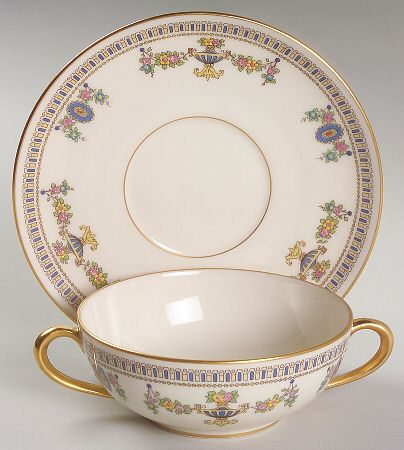 Colonial Flat Cream Soup & Saucer Set