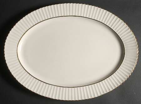 Colonnade Gold 17" Oval Serving Platter