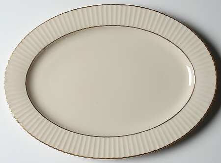 Colonnade Gold 15" Oval Serving Platter