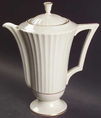 Colonnade Gold Coffee Pot & Lid