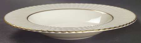 Colonnade Gold Rim Soup Bowl