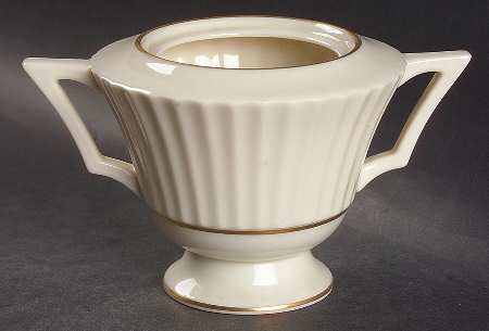 Colonnade Gold Sugar Bowl No Lid