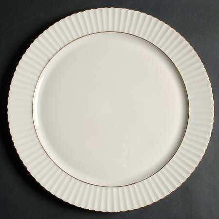 Colonnade Gold 12" Chop Plate (Round Platter)