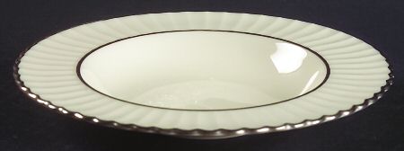 Colonnade Platinum Rim Fruit/Dessert (Sauce) Bowl