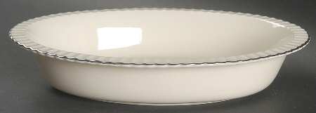 Colonnade Platinum 9" Oval Vegetable Bowl