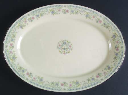 Columbine 13" Oval Serving Platter