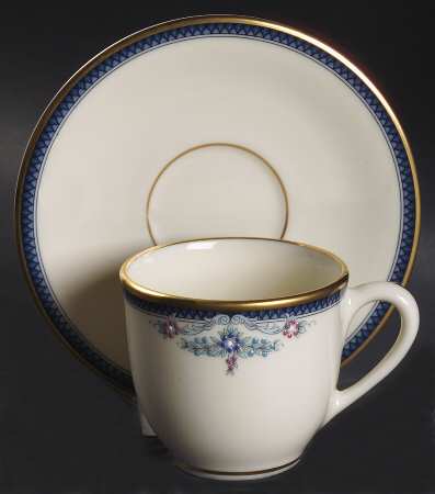 Columbia Flat Demitasse Cup & Saucer Set by Lenox