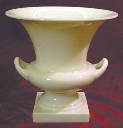 Colonial White Urn Shaped Vase