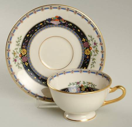Coronado Footed Demitasse Cup & Saucer Set