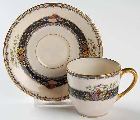 Coronado Flat Demitasse Cup & Saucer Set