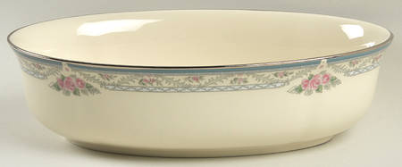 Country Romance 10" Oval Vegetable Bowl