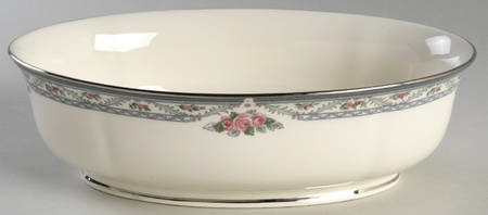 Country Romance 10" Oval Vegetable Bowl