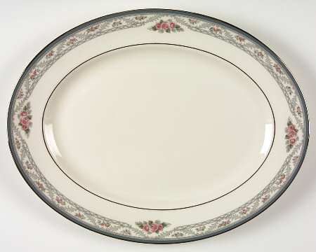 Country Romance 13" Oval Serving Platter