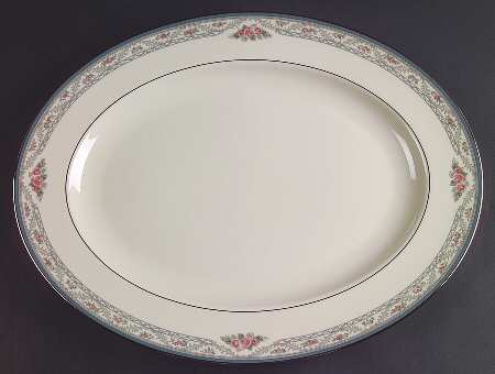 Country Romance 16" Oval Serving Platter