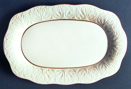 Cottage (Giftware, Gold Trim) Tray for Creamer & Sugar with Lid