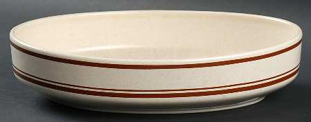 Cottonwood 9" Oval Vegetable Bowl