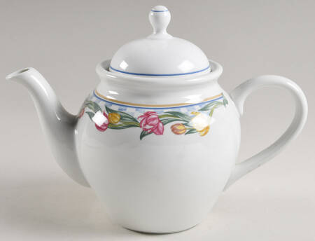 Country Tulips Teapot & Lid