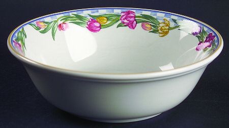 Country Tulips Soup/Cereal Bowl