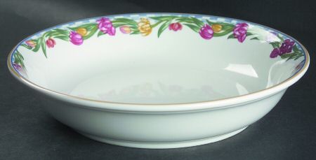 Country Tulips 8" Individual Pasta Bowl