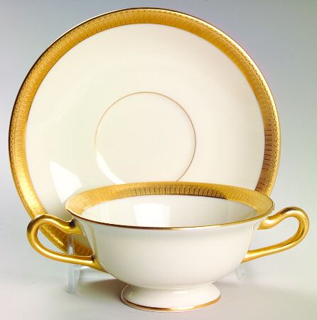 Countess Footed Bouillon Cup & Saucer