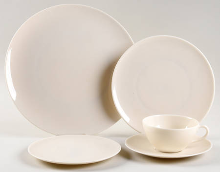 Coupe Off White 5 Piece Place Setting