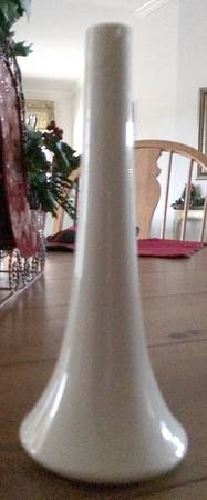 Coupe Off White 8" Bud Vase