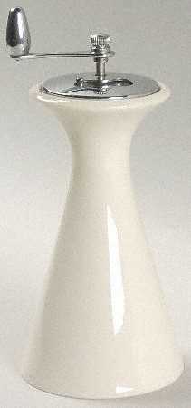 Coupe Off White Pepper Mill