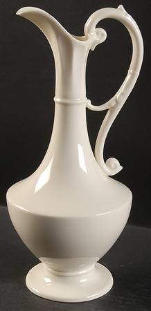 Coupe Off White 10" Pitcher Vase