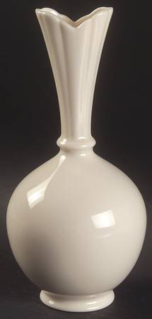 Coupe Off White High Vase (Bulbous) by Lenox