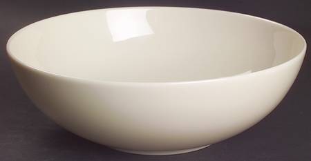 Coupe Off White 9" Round Vegetable Bowl