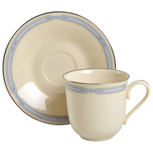 Courtland Flat Cup & Saucer Set
