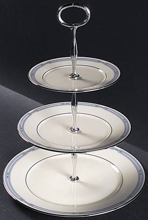 Courtland 13 7/8"-14 1/4" 3-Tiered Serving Tray(DP,SP,BB) HC